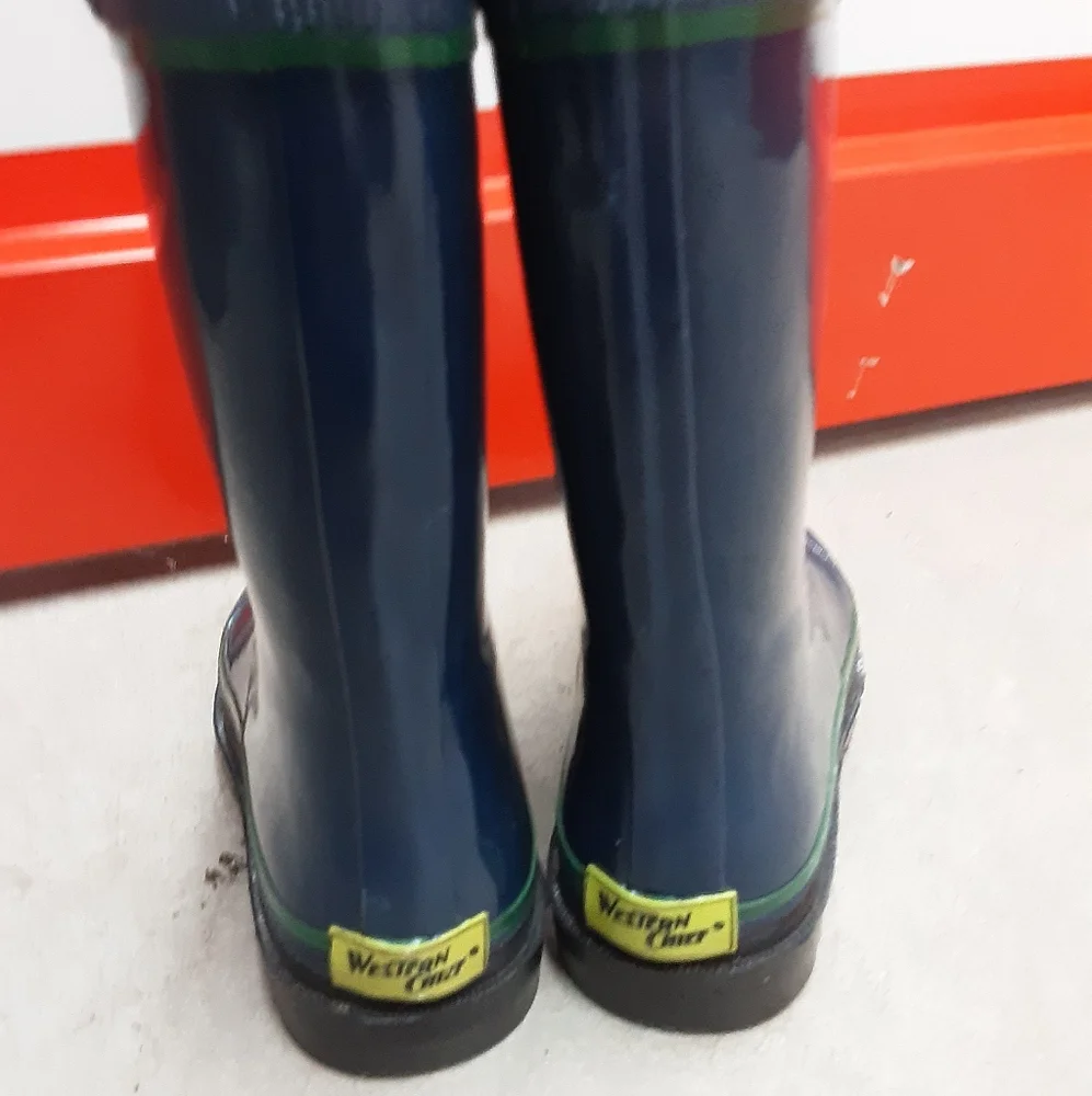 Western Chief Boys Blue Rainboots Size 13